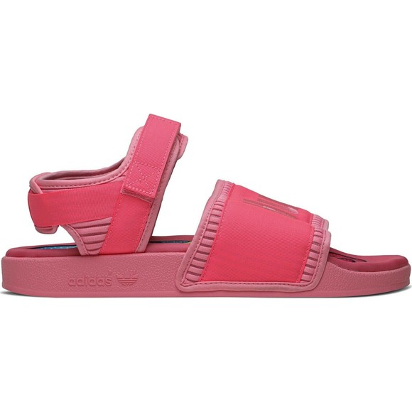 Adidas Adilette 2 Pharrell Williams Sandals Men's 4 Women's 5.5 Pink "Hyper Pop" - Picture 2 of 8